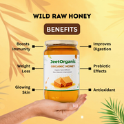 Wild Raw Honey- 100% Organic